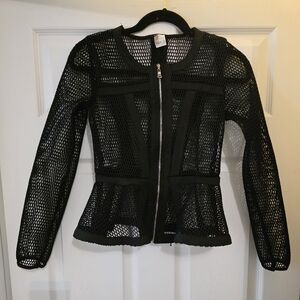 Black Mesh Women's Jacket